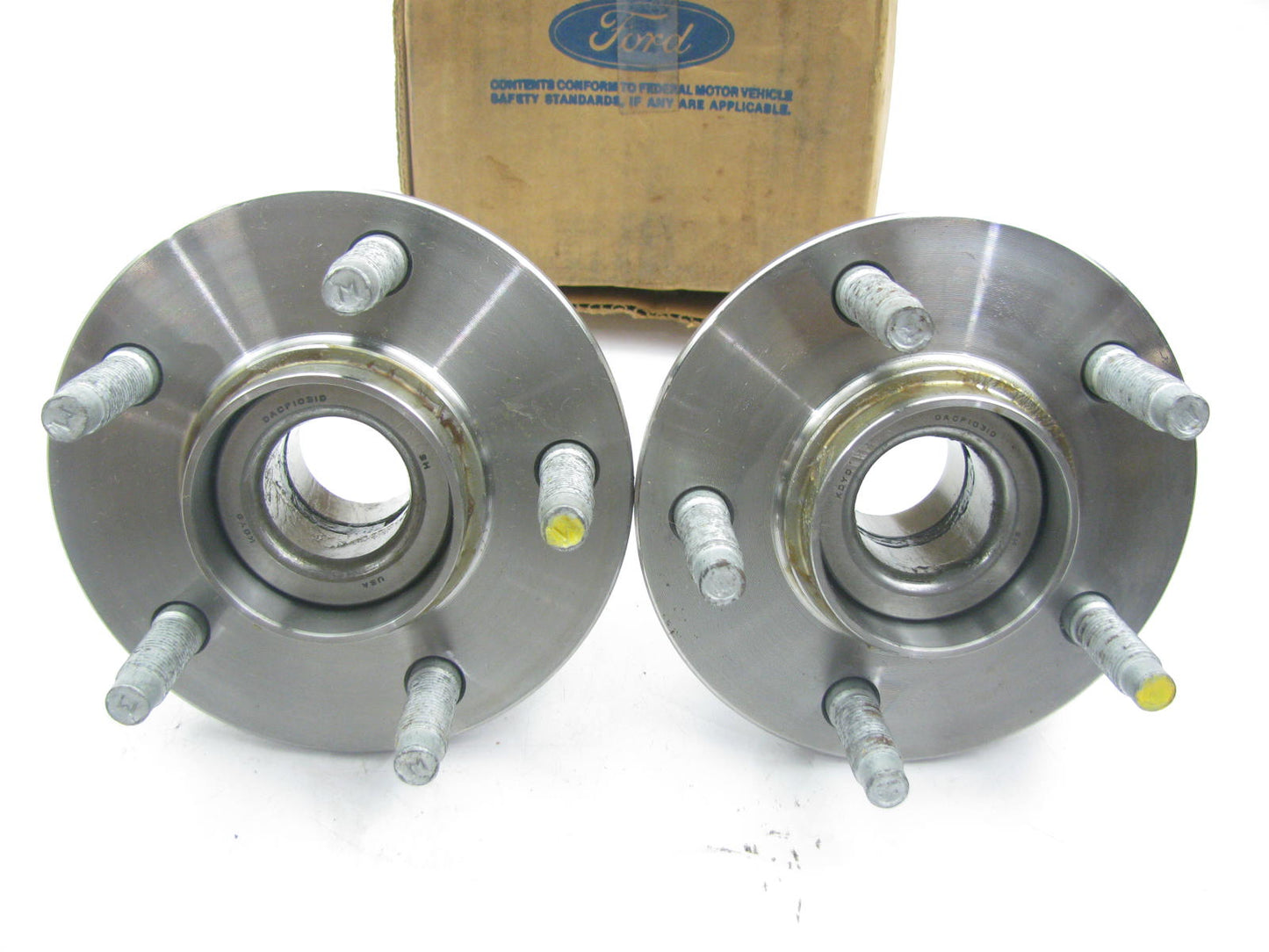 (x2) OEM Ford F6SZ-1104-AA Wheel Bearing And Hub Assembly Front