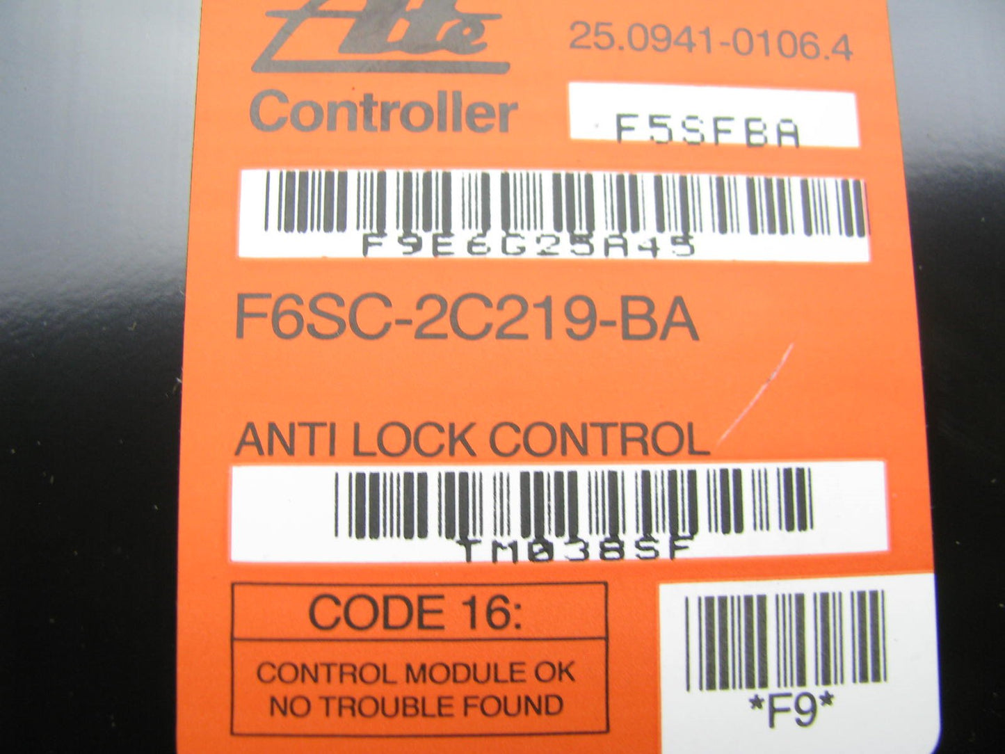 NEW GENUINE OEM Ford F6SZ-2C219-BA ABS Control Module - 1994-1997 Thunderbird