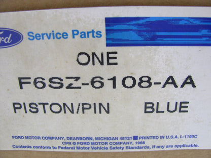 NEW - OEM Ford F6SZ-6108-AA Engine Piston - Standard 1989-1995 3.8L-V6
