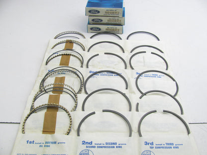 NEW - OEM Ford F6TZ-6148-FF Complete Piston Ring Set - Standard 1996 300 4.9L-L6