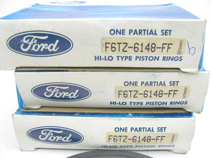 NEW - OEM Ford F6TZ-6148-FF Complete Piston Ring Set - Standard 1996 300 4.9L-L6