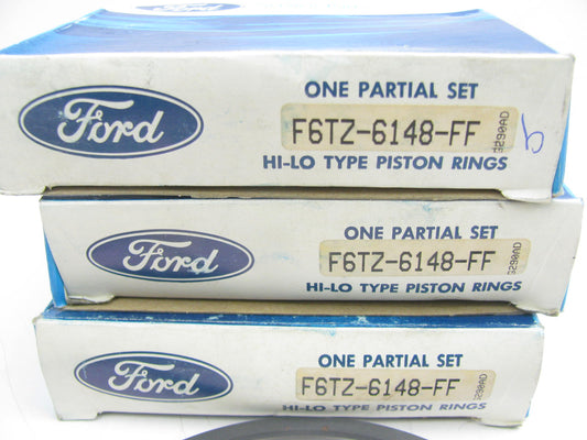 NEW - OEM Ford F6TZ-6148-FF Complete Piston Ring Set - Standard 1996 300 4.9L-L6