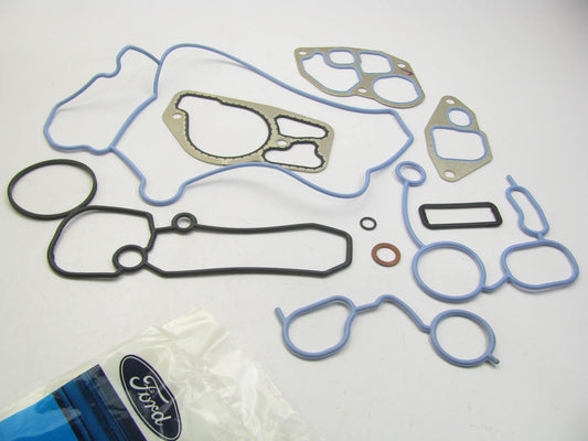 NEW - OEM Ford F6TZ-6E078-BB Crankcase Cover Gasket Set 1994-2003 7.3L Diesel