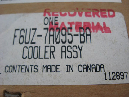 NOS 1996 E-350 Van DIESEL 7.3L Ford F6UZ-7A095-BA Auto Trans. Fluid Oil Cooler