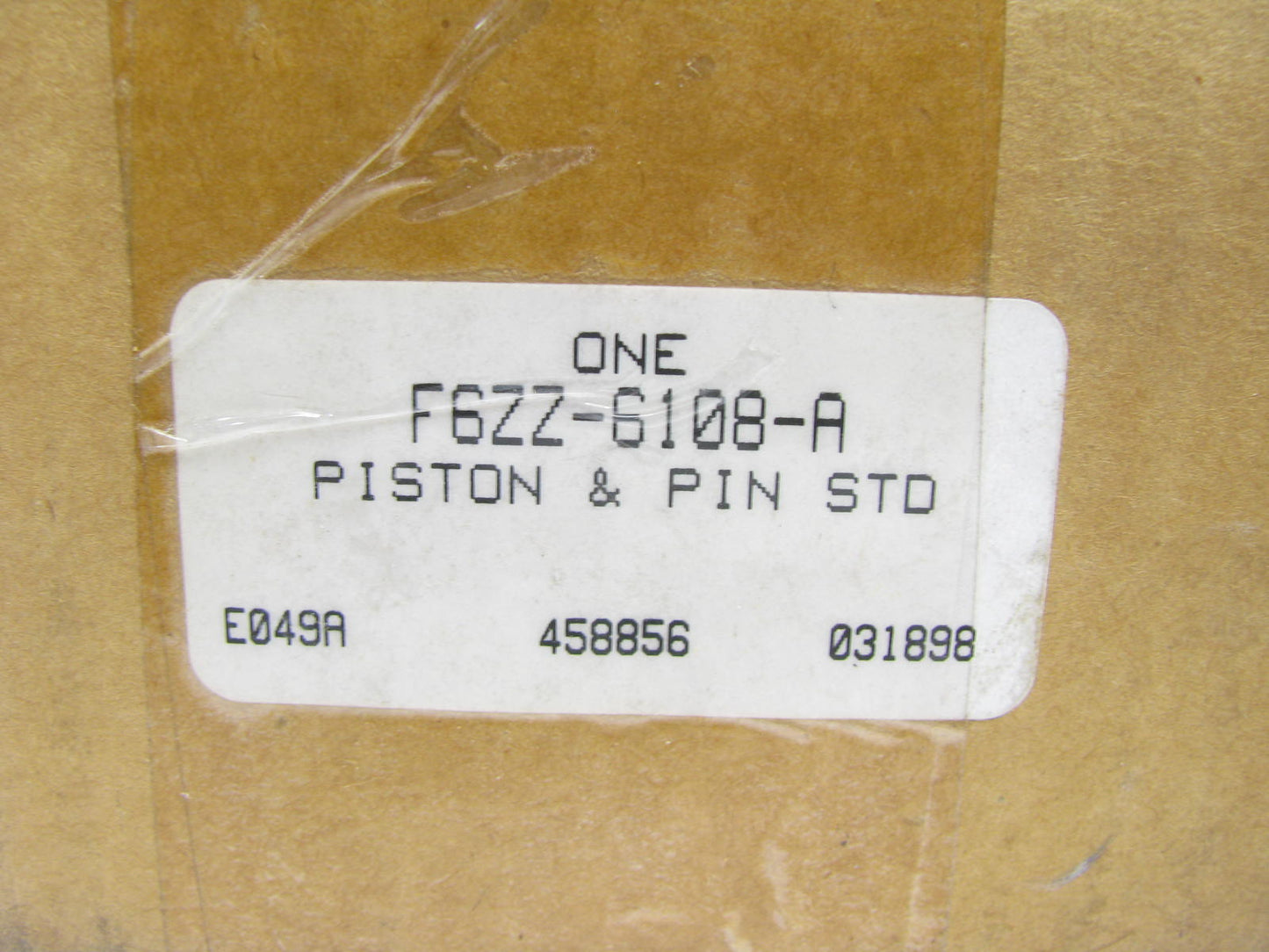 NEW - OEM Ford F6ZZ-6108-A Engine Piston STD 1996-2004 3.8L-V6