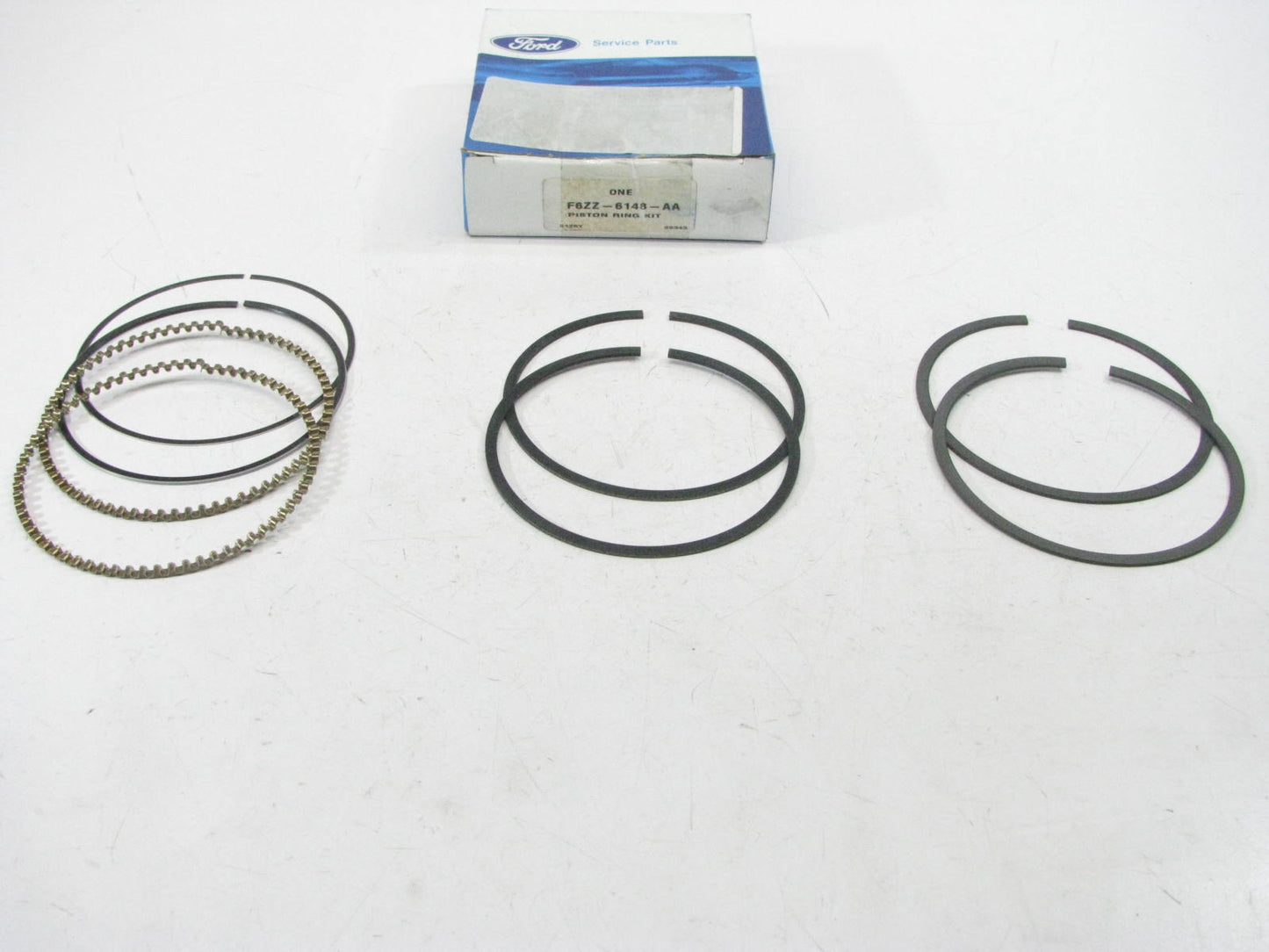 DOES 2 PISTONS - OEM Ford F6ZZ-6148-AA Piston Rings .010'' 1996-2004 3.8L 4.2L-V6