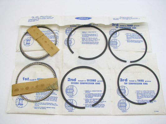 Genuine OEM 96-03 Ford 3.8L 4.2L V6 Piston Rings - 030 Oversize - Does 2 Pistons