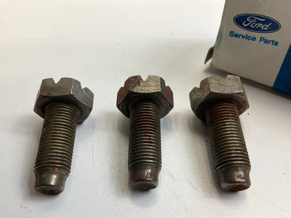 (3) NEW - OEM Ford F6ZZ-6379-AA Flexplate Crankshaft Bolt