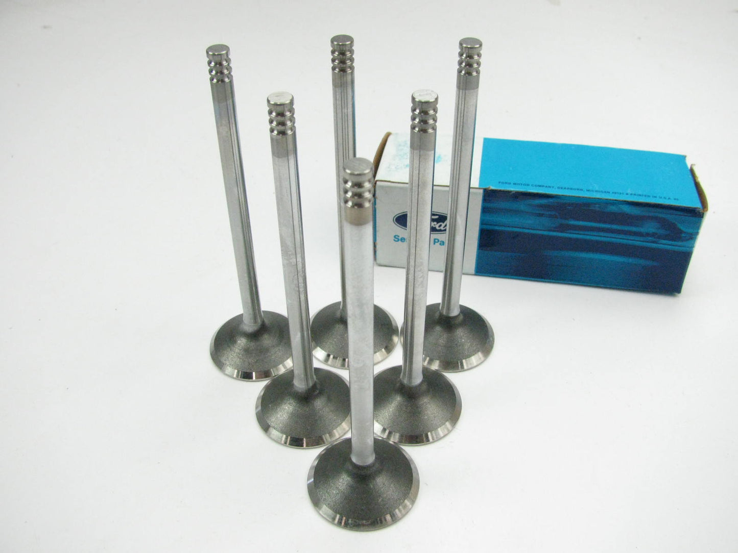 (6) NEW - OEM Ford F6ZZ-6505-A Engine Exhaust Valves 1996-2006 3.8L 3.9L 4.2L-V6