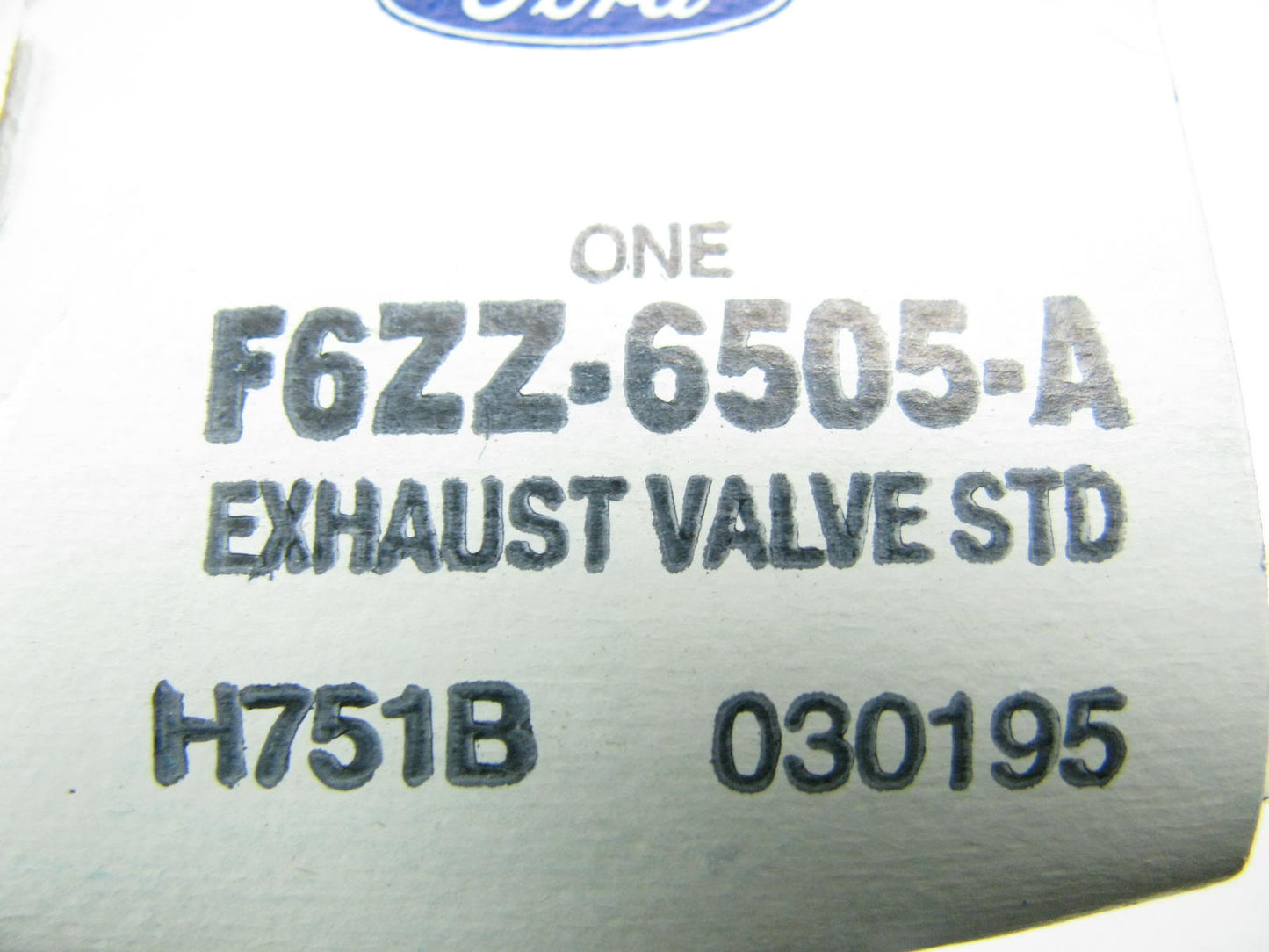 NEW - OEM Ford F6ZZ-6505-A Engine Exhaust Valve 1996-2007 3.8L 3.9L 4.2L-V6