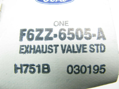 NEW - OEM Ford F6ZZ-6505-A Engine Exhaust Valve 1996-2007 3.8L 3.9L 4.2L-V6