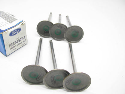 (6) NEW GENUINE F6ZZ-6507-A Engine Intake Valves OEM For 1996-1998 Ford 3.8L