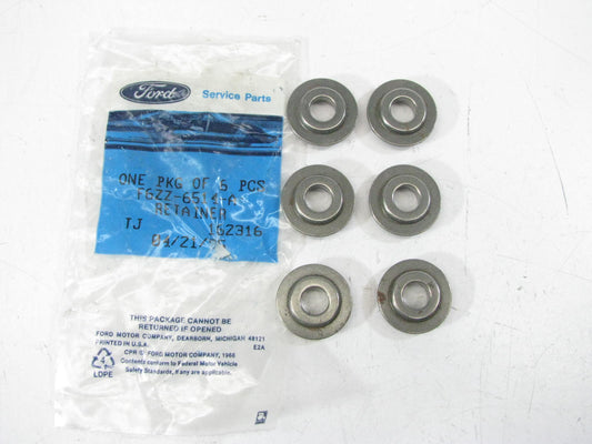 (6) NEW - OEM Ford F6ZZ-6514-A Valve Spring Retainer 2003-2006 3.8L 3.9L 4.2L-V6