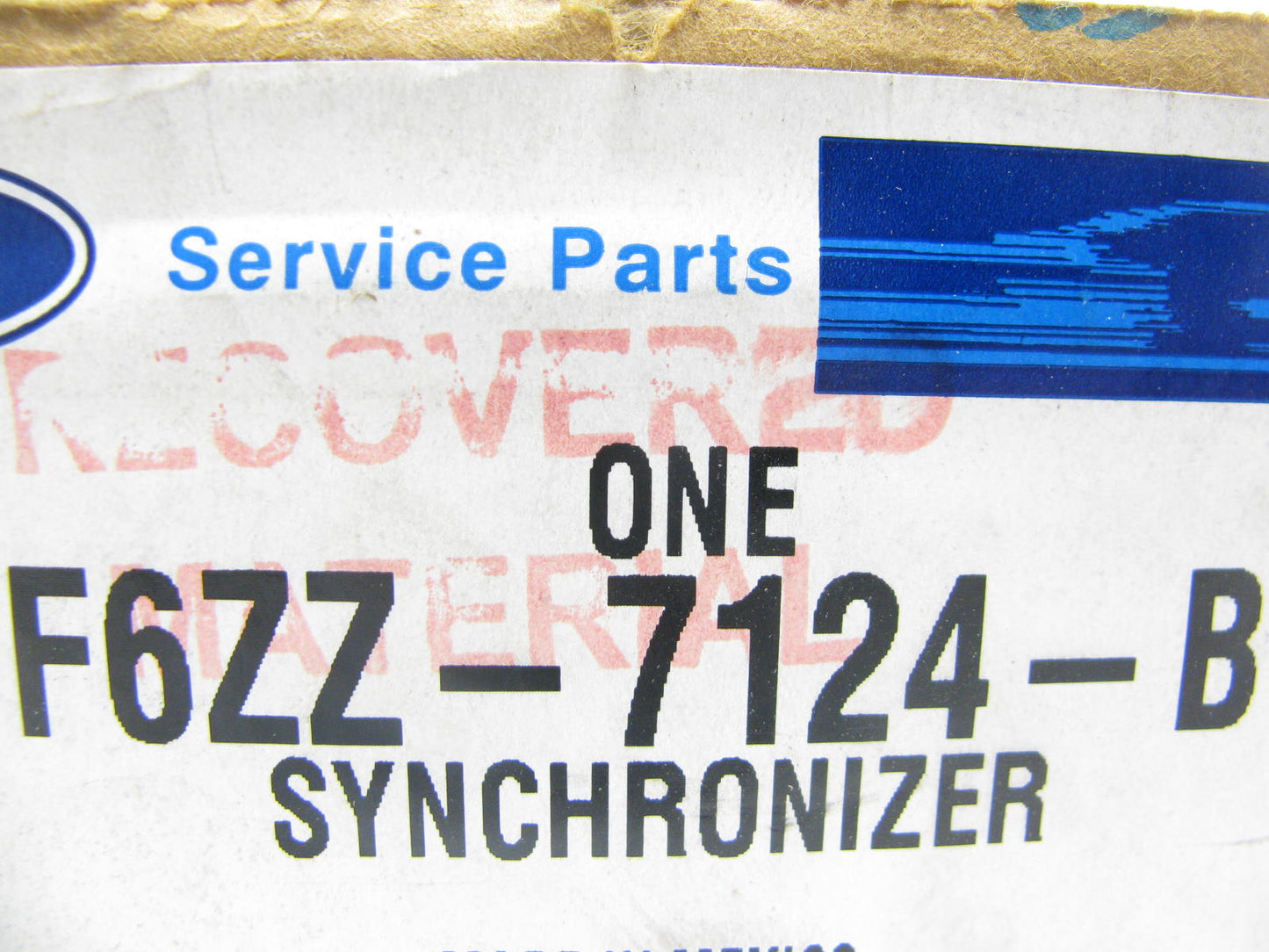 NEW F6ZZ-7124-B T450OD 1st And 2nd Gear Synchronizer Gear OEM For 96-04 Mustang