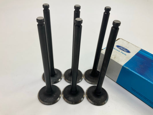 (6) NEW - OEM Ford F72Z-6505-AA Engine Exhaust Valve 1993-1997 Probe 2.5L-V6