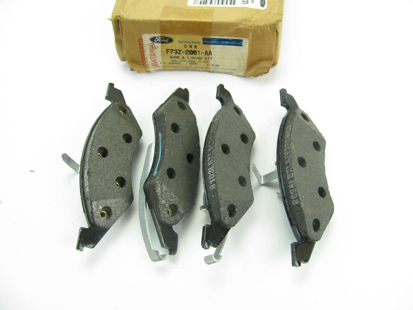 1984-1994 Mercury Topaz, Ford Tempo Genuine OEM Ford FRONT Disc Brake Pads