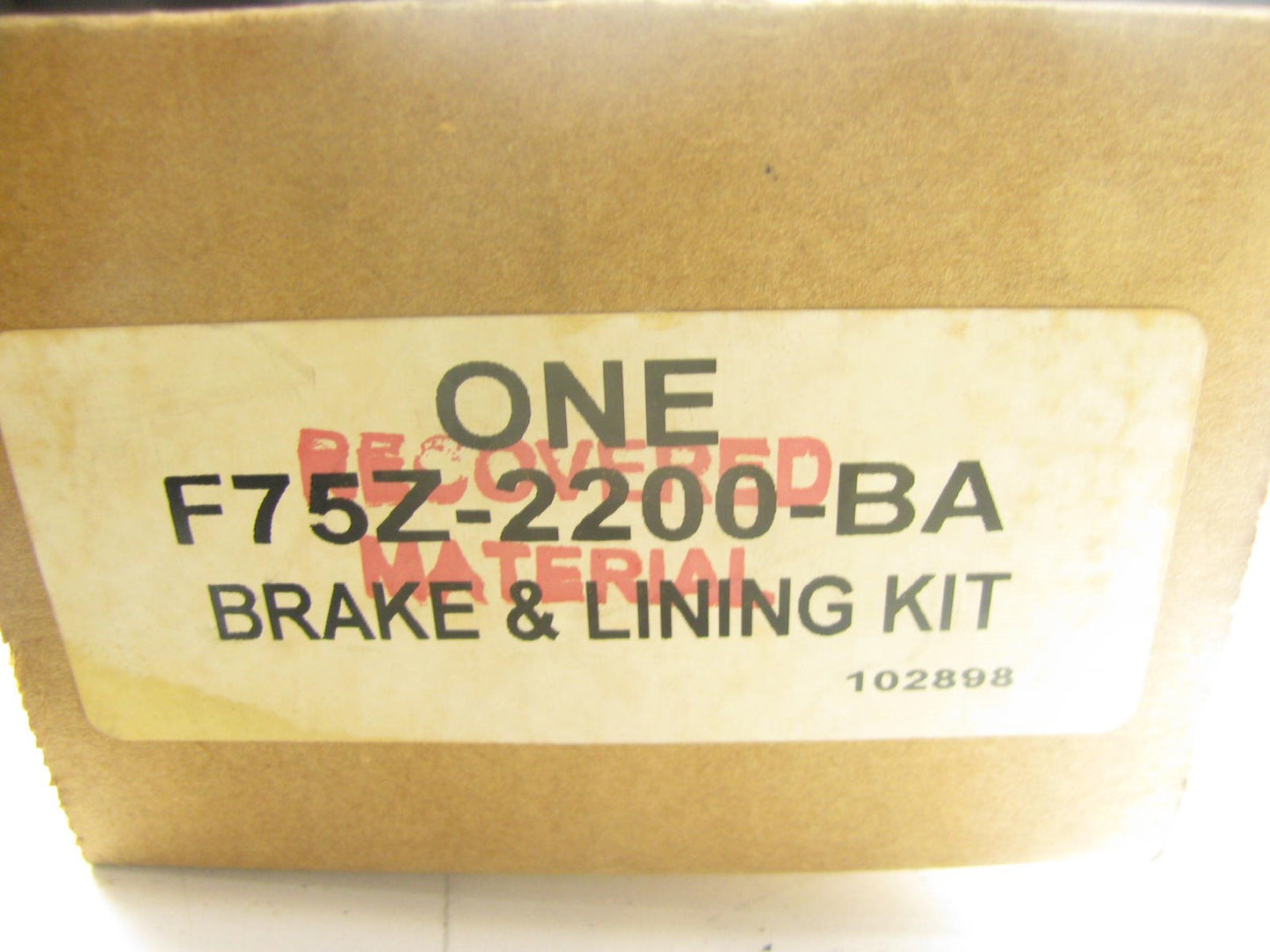 NEW GENUINE OEM Ford F75Z-2200-BA Rear Disc Brake Pads