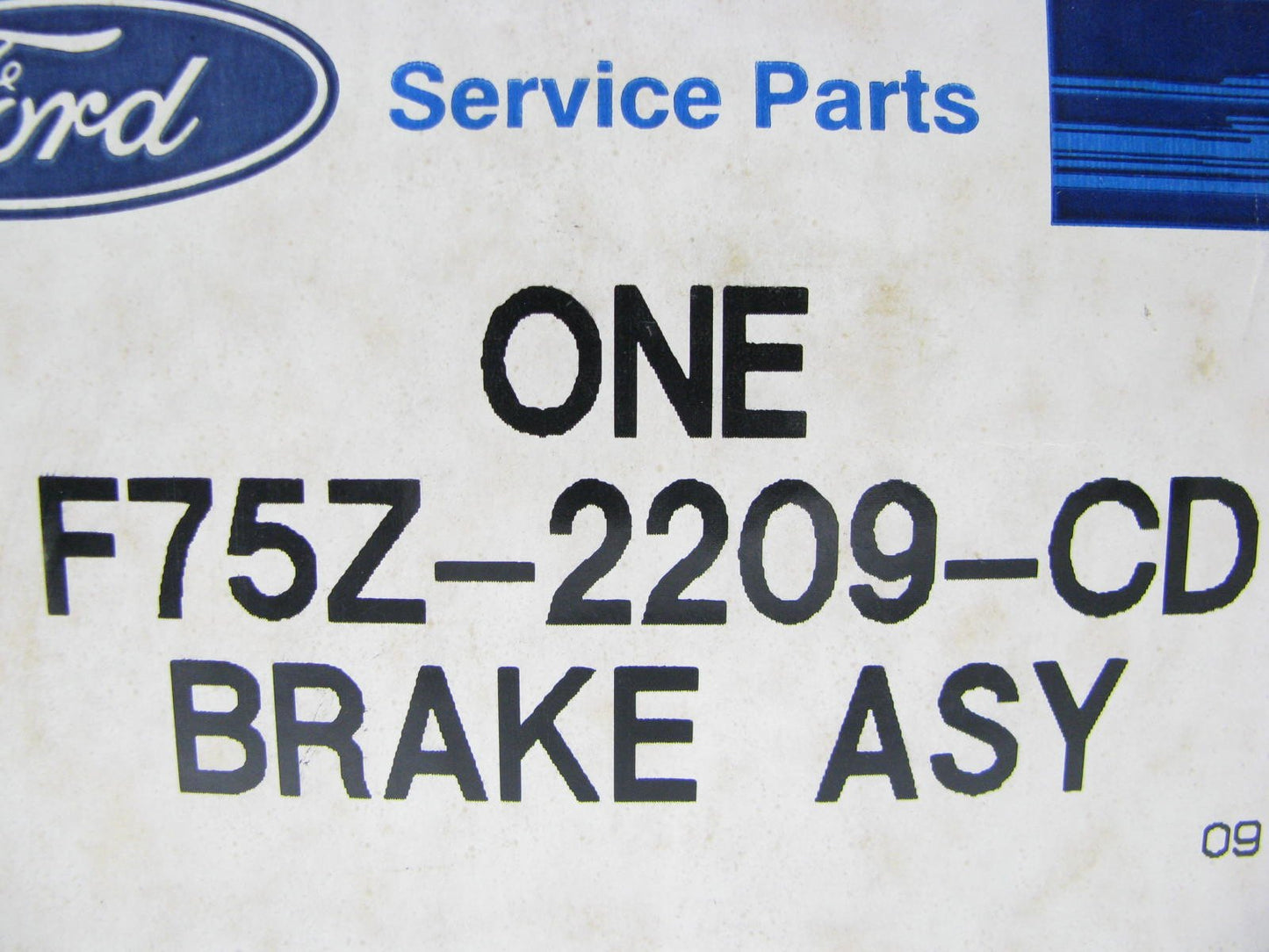 NEW 1997-1999 Ford F-250 (LIGHT DUTY) Rear RH Drum Brake Back Plate F75Z-2209-CD