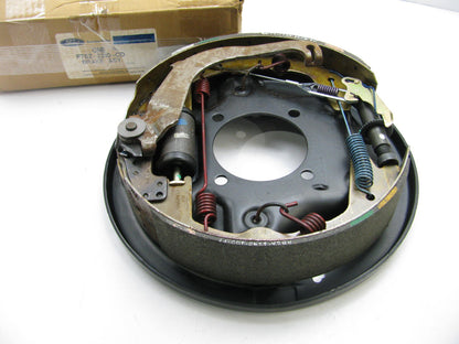 NEW OEM Ford F75Z-2210-CD Left Drivers Side Brake Drum Backing Plate W/ Shoes