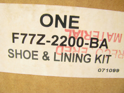 NEW - OEM Ford F77Z-2200-BA Rear Brake Shoes 1995-2009 Ranger 10'' X 2 1/2''