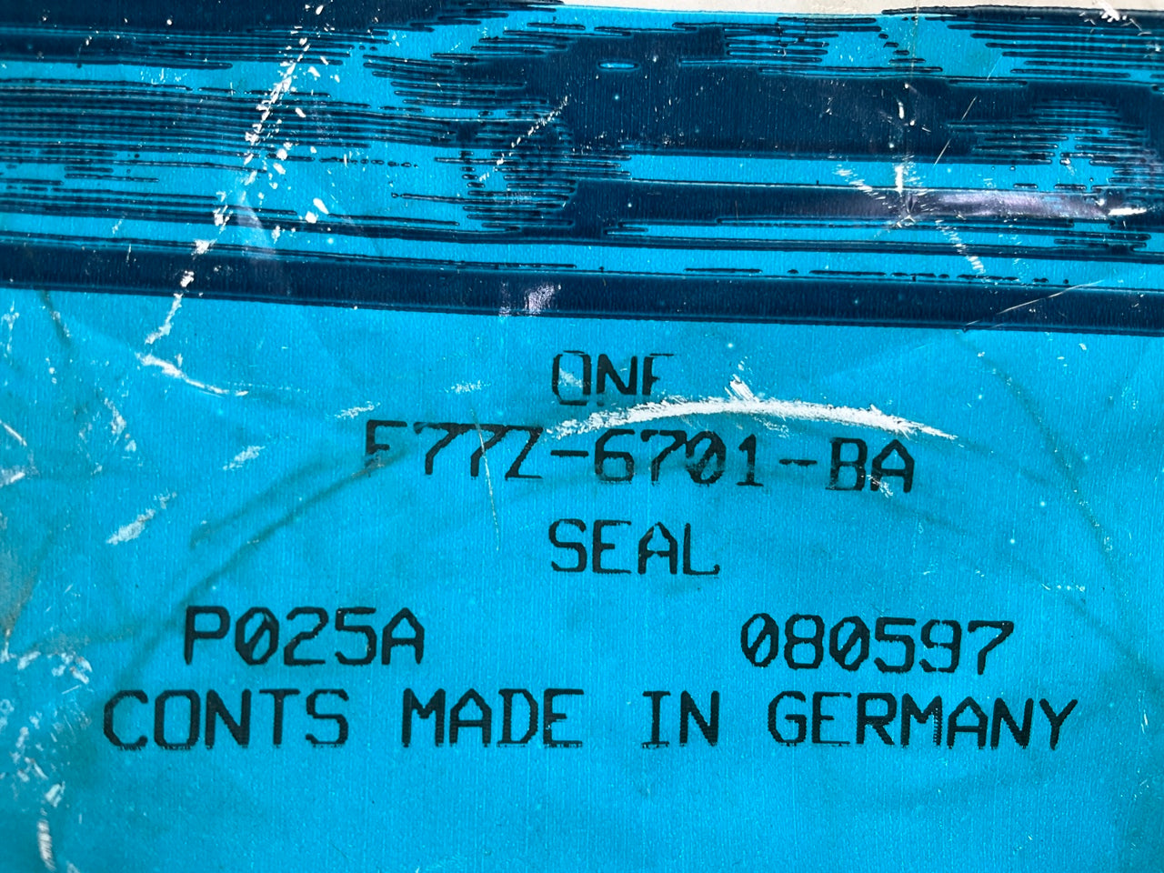 NEW - OEM Ford F77Z-6701-BA Rear Engine Crankshaft Seal