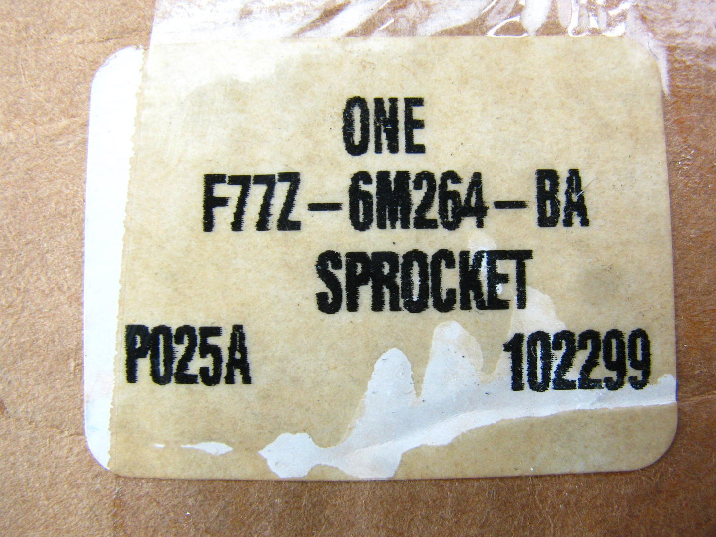 NEW GENUINE OEM Ford F77Z-6M264-BA Engine Intermediate Timing Sprocket Gear