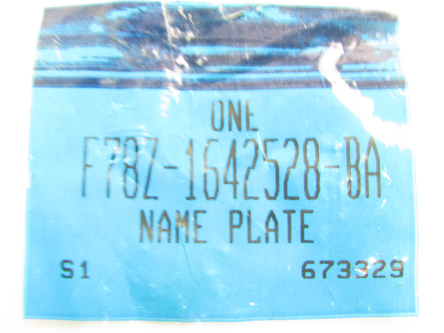 NOS - OEM Ford F78Z-1642528-BA Rear Name Plate (GL) For 1998 Windstar