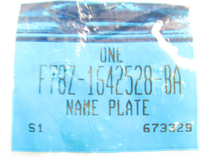 NOS - OEM Ford F78Z-1642528-BA Rear Name Plate (GL) For 1998 Windstar