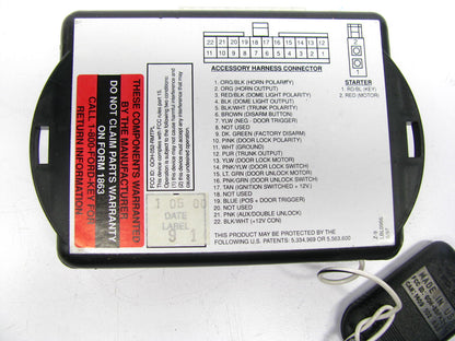 NEW - OEM Ford F7AZ-54220K51-AA Universal Remote Keyless Entry System