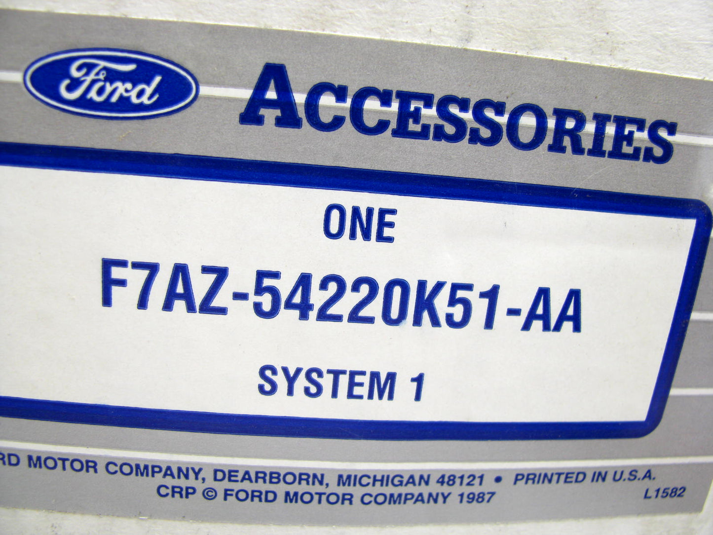 NEW - OEM Ford F7AZ-54220K51-AA Universal Remote Keyless Entry System