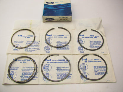 DOES 2 PISTONS - Ford F7AZ-6148-CA Piston Rings .50mm 1991-2014 Ford 4.6L V8