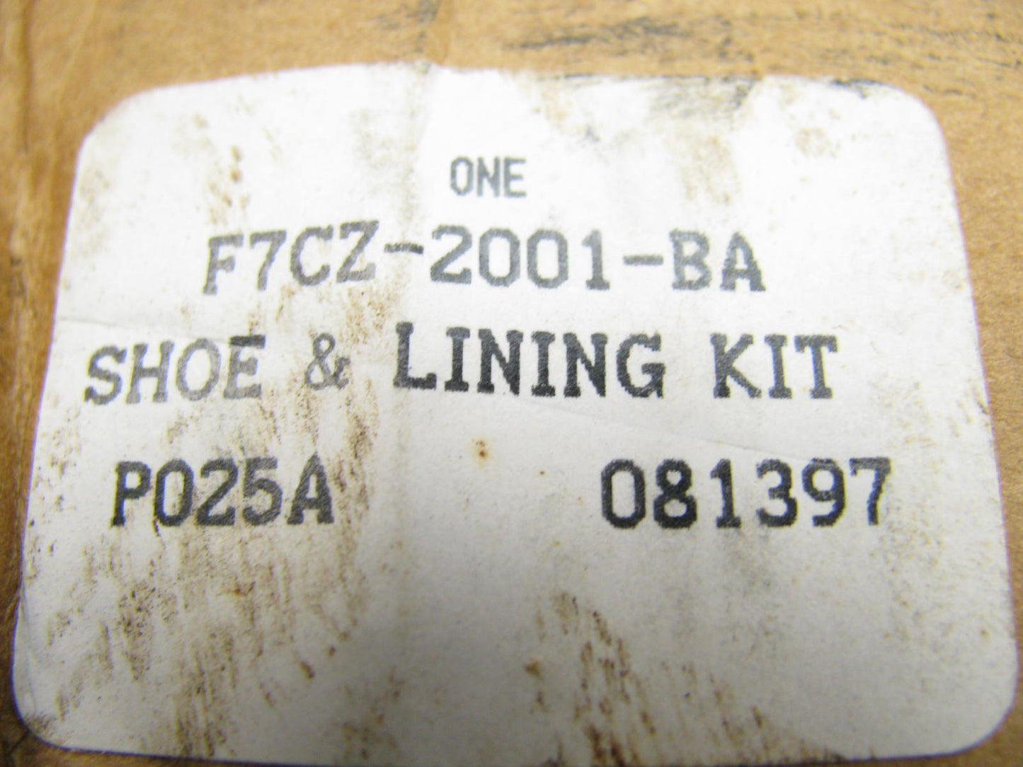 NEW OEM Ford F7CZ-2001-BA Front Brake Pads - 1991-2003 Ford Escort