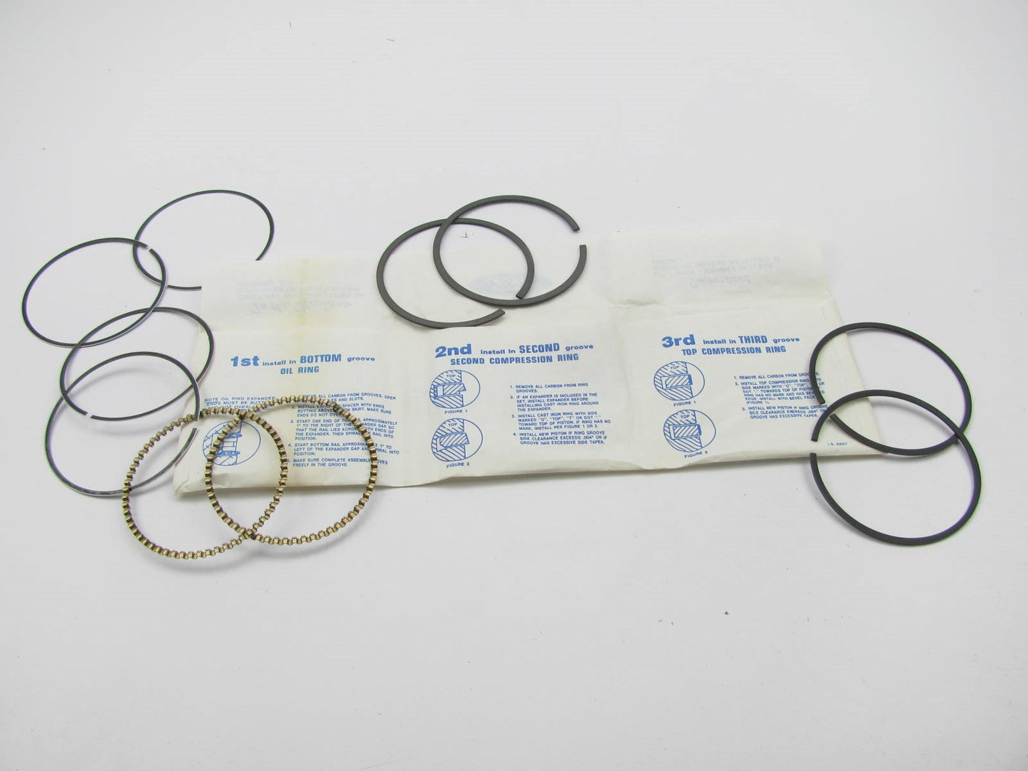 Ford F7CZ-6148-AA Engine Partial Piston Ring Set - Standard 1997-2000 Ford 2.0L