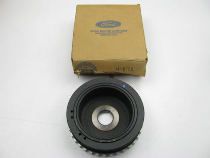 NEW OEM F7CZ-6316-BA Crankshaft Harmonic Balancer Pulley 1991-01 Ford 1.9L 2.0L