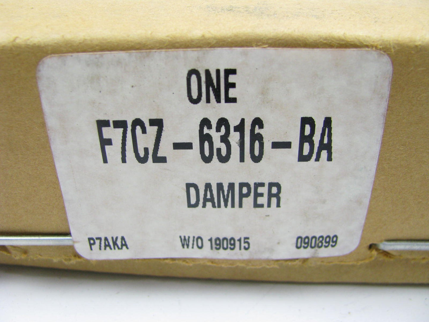 NEW OEM F7CZ-6316-BA Crankshaft Harmonic Balancer Pulley 1991-01 Ford 1.9L 2.0L
