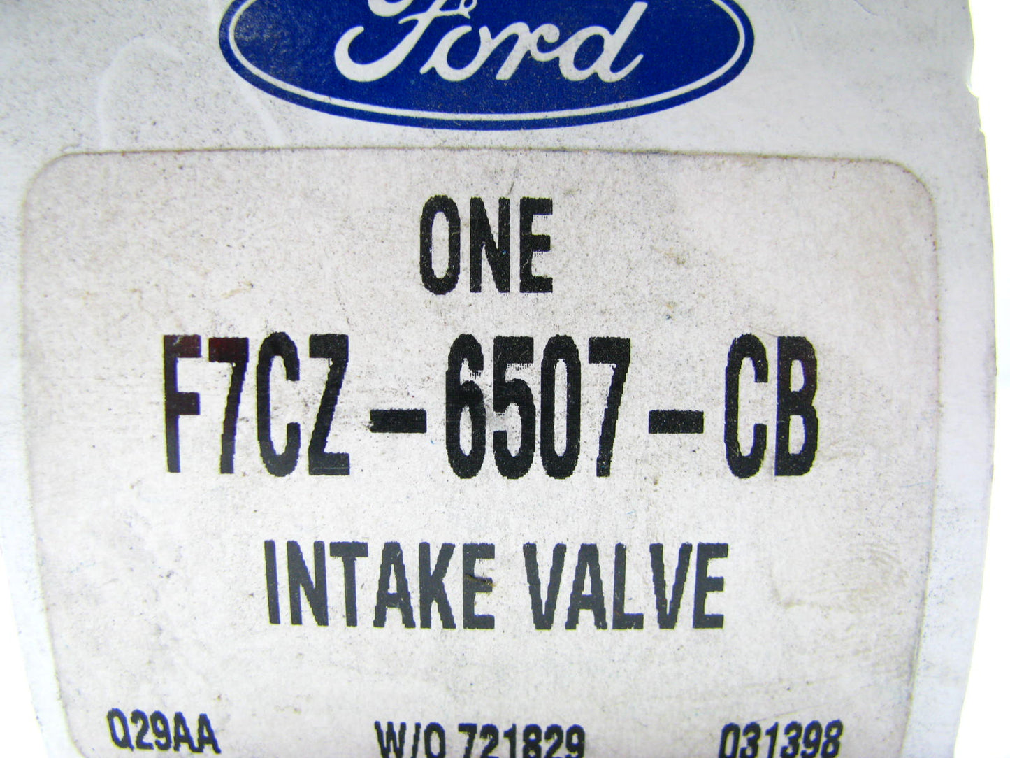 NEW - OEM Ford F7CZ-6507-CB Engine Intake Valve For 03-04 Ford Focus 2.0L SOHC