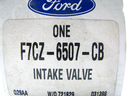 NEW - OEM Ford F7CZ-6507-CB Engine Intake Valve For 03-04 Ford Focus 2.0L SOHC