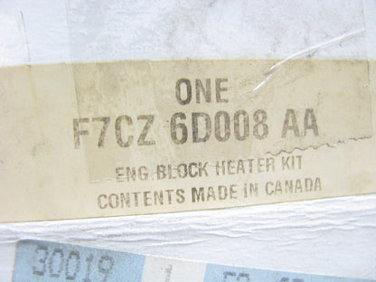 NEW GENUINE OEM Ford F7CZ-6D008-AA Engine Block Heater - 1997-2002 Ford Escort