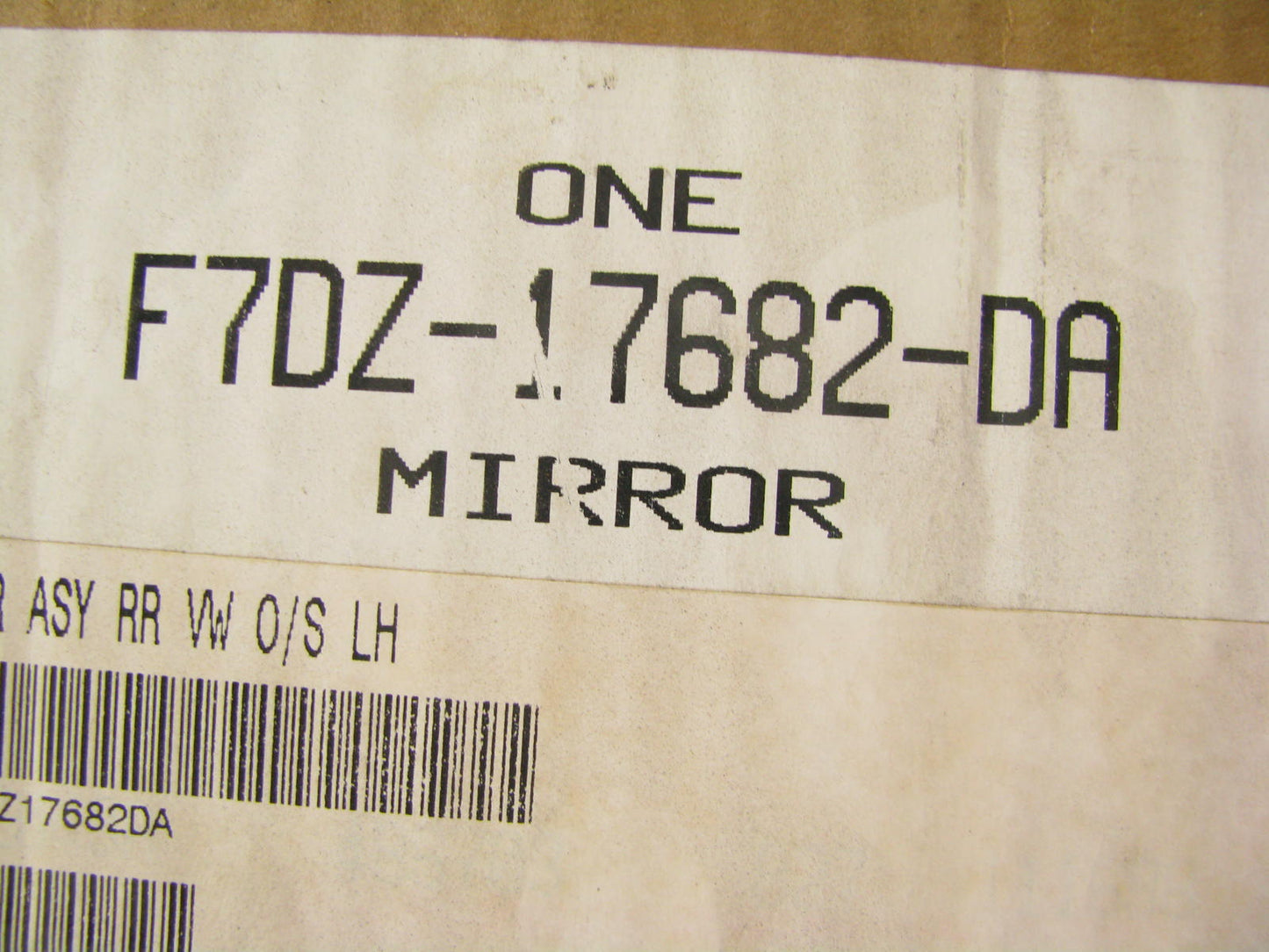 NEW GENUINE OEM Ford F7DZ-17682-DA LEFT Side View Mirror 97-99 Taurus Sable