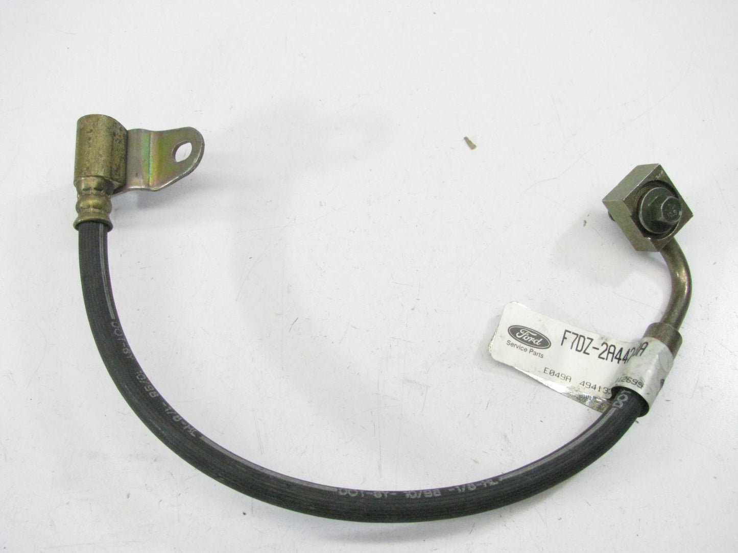 NEW - OEM Ford F7DZ-2A442-BA Brake Hydraulic Hose Rear Left
