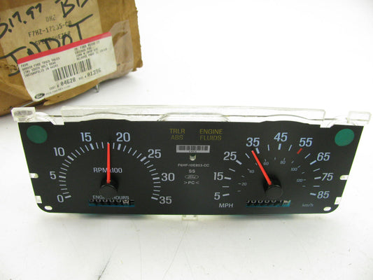 NEW - OEM Ford F7HZ-17255-CA Speedometer & Tachometer Gauge 1997 L8500 L9500