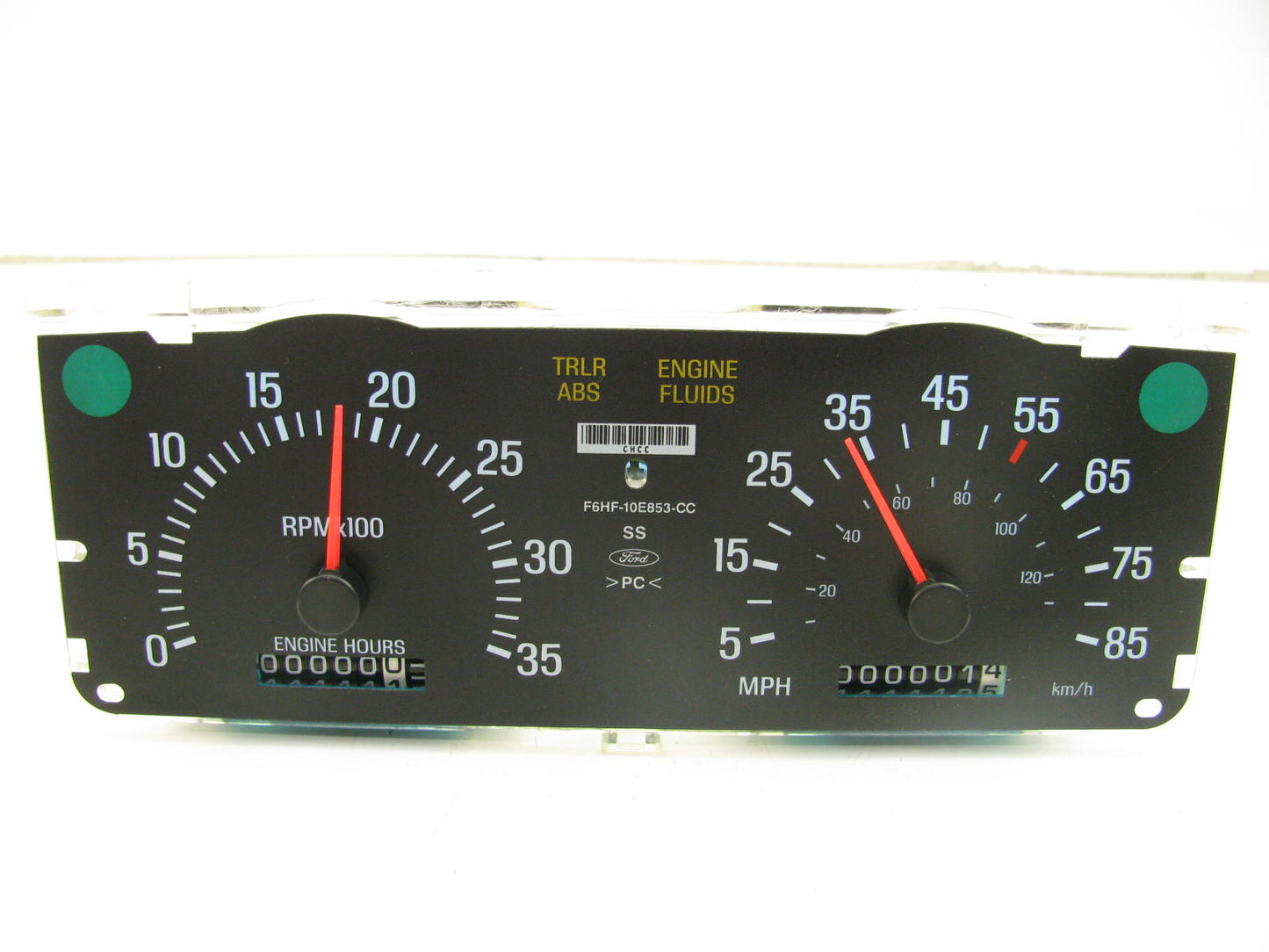 NEW - OEM Ford F7HZ-17255-CA Speedometer & Tachometer Gauge 1997 L8500 L9500