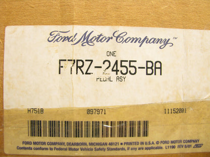 NEW - OEM Ford F7RZ-2455-BA Brake Pedal Assembly 1997-2000 Contour & Mystique