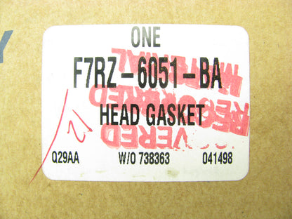 NEW - OEM Ford F7RZ-6051-BA Left Engine Cylinder Head Gasket 1995-2000 2.5L V6