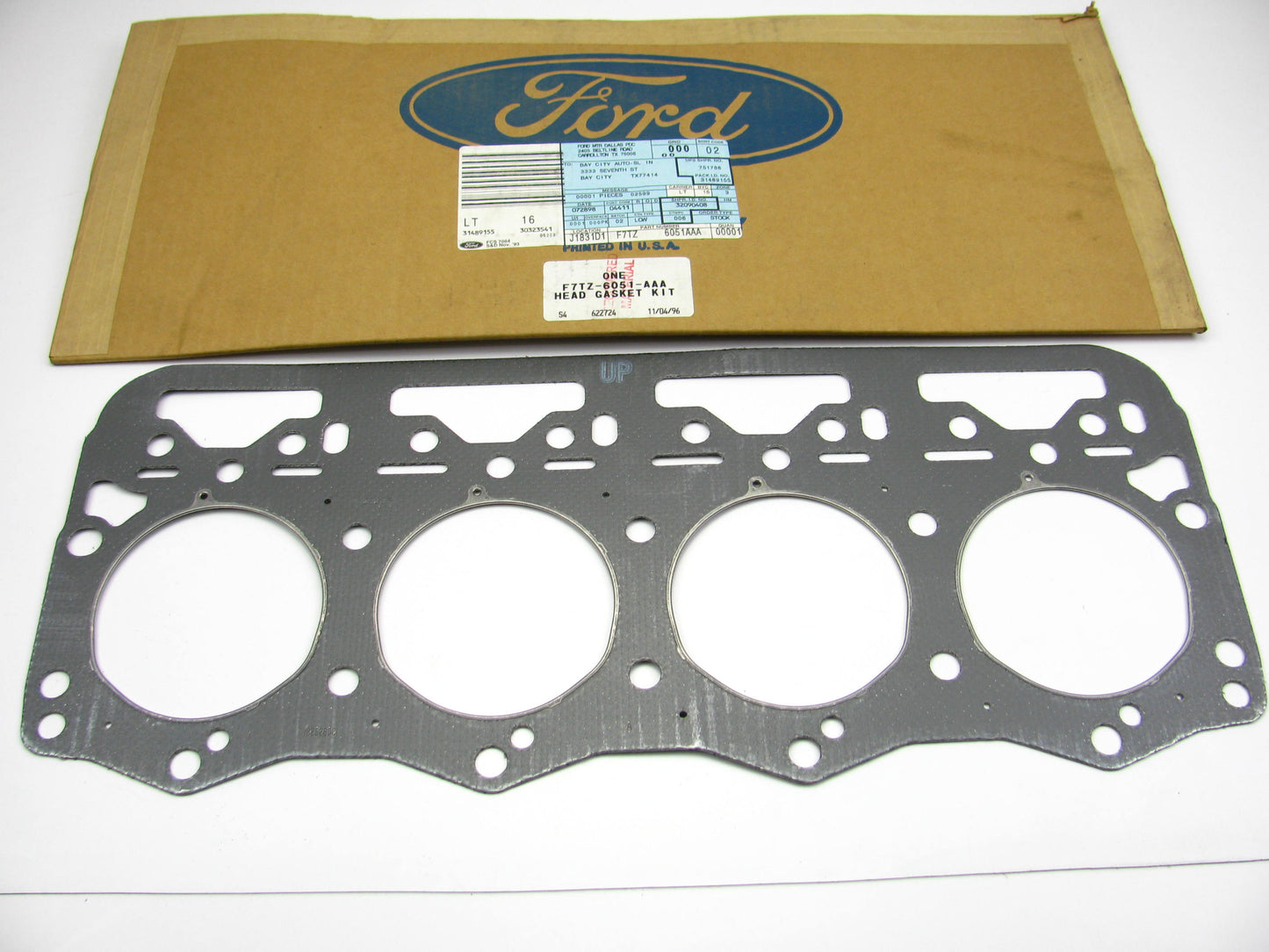 (1) NEW OEM Ford F7TZ-6051-AAA Cylinder Head Gasket 7.3L DIESEL Powerstroke V8