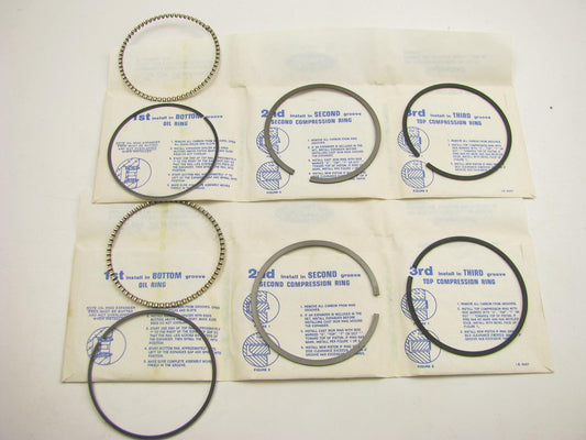 DOES (2) PISTONS ONLY - OEM Ford F7TZ-6148-BB Piston Rings 0.50mm Over 5.4L 4.6L