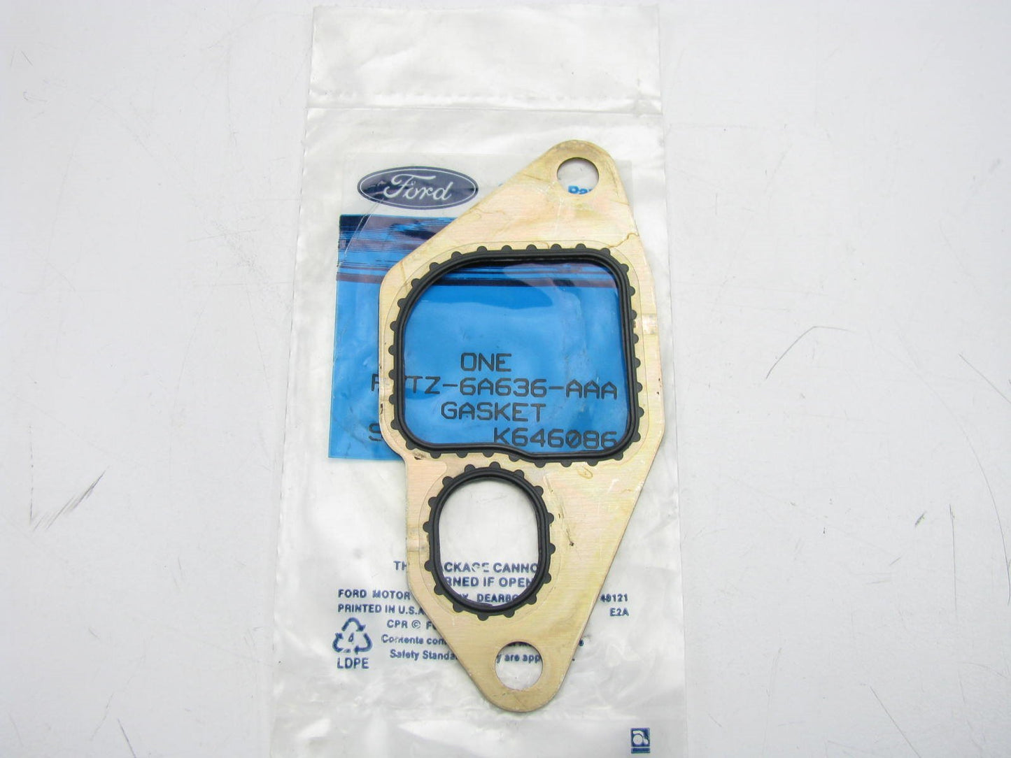 NEW - OEM Ford F7TZ-6A636-AAA Engine Oil Filter Adapter Gasket, 7.3L Powerstroke