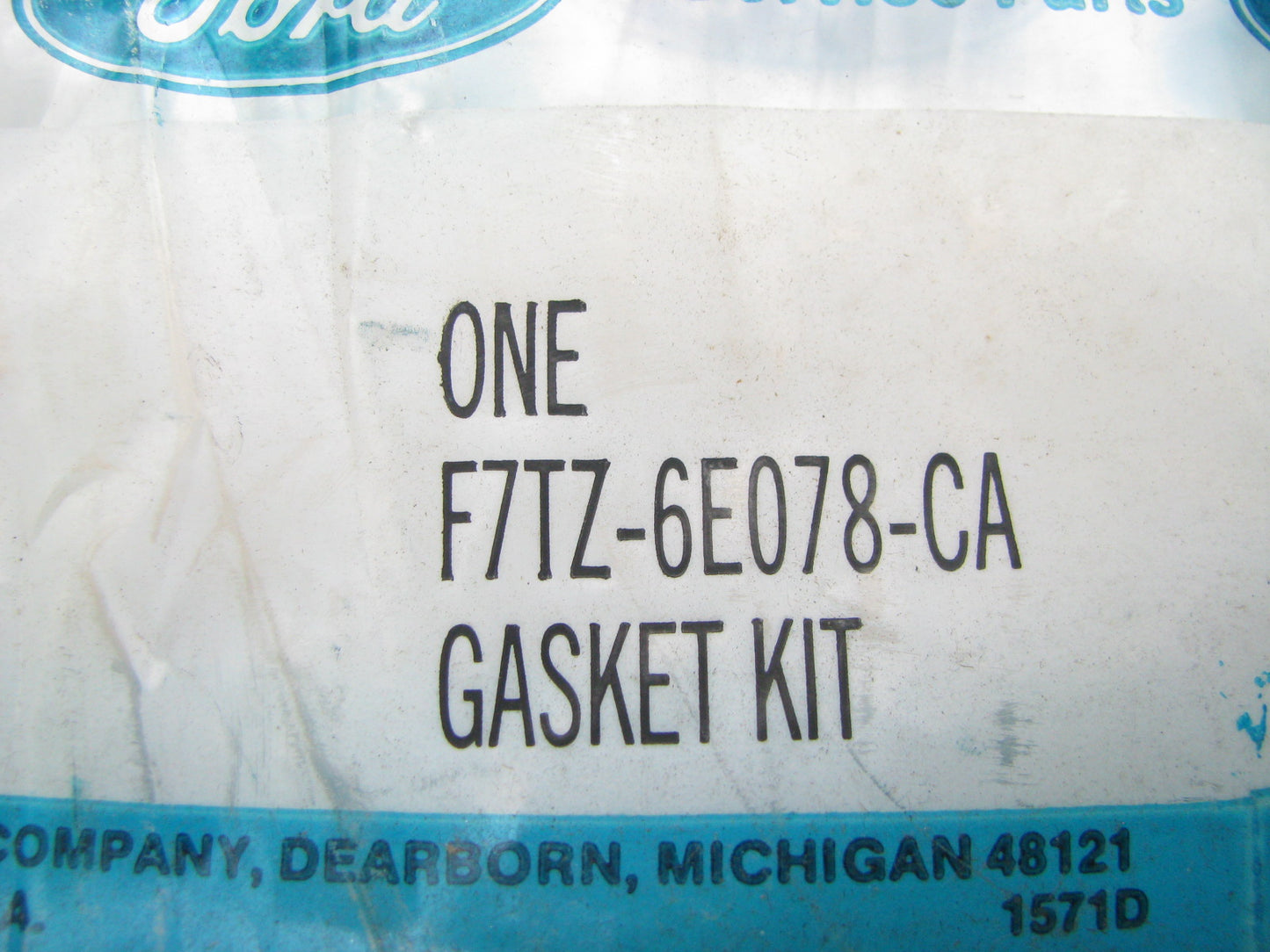 NEW - OEM Ford F7TZ-6E078-CA Lower Engine Gasket Set 1997-1998 4.6L 5.4L