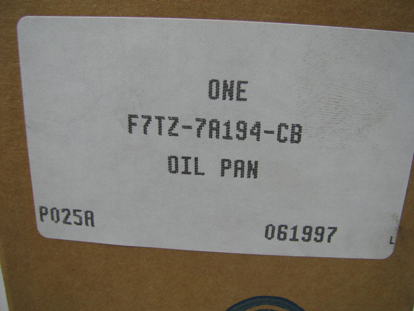 New OEM 1996-2005 Ford F7TZ-7A194-CB Automatic Transmission Oil Pan E4OD 4R100