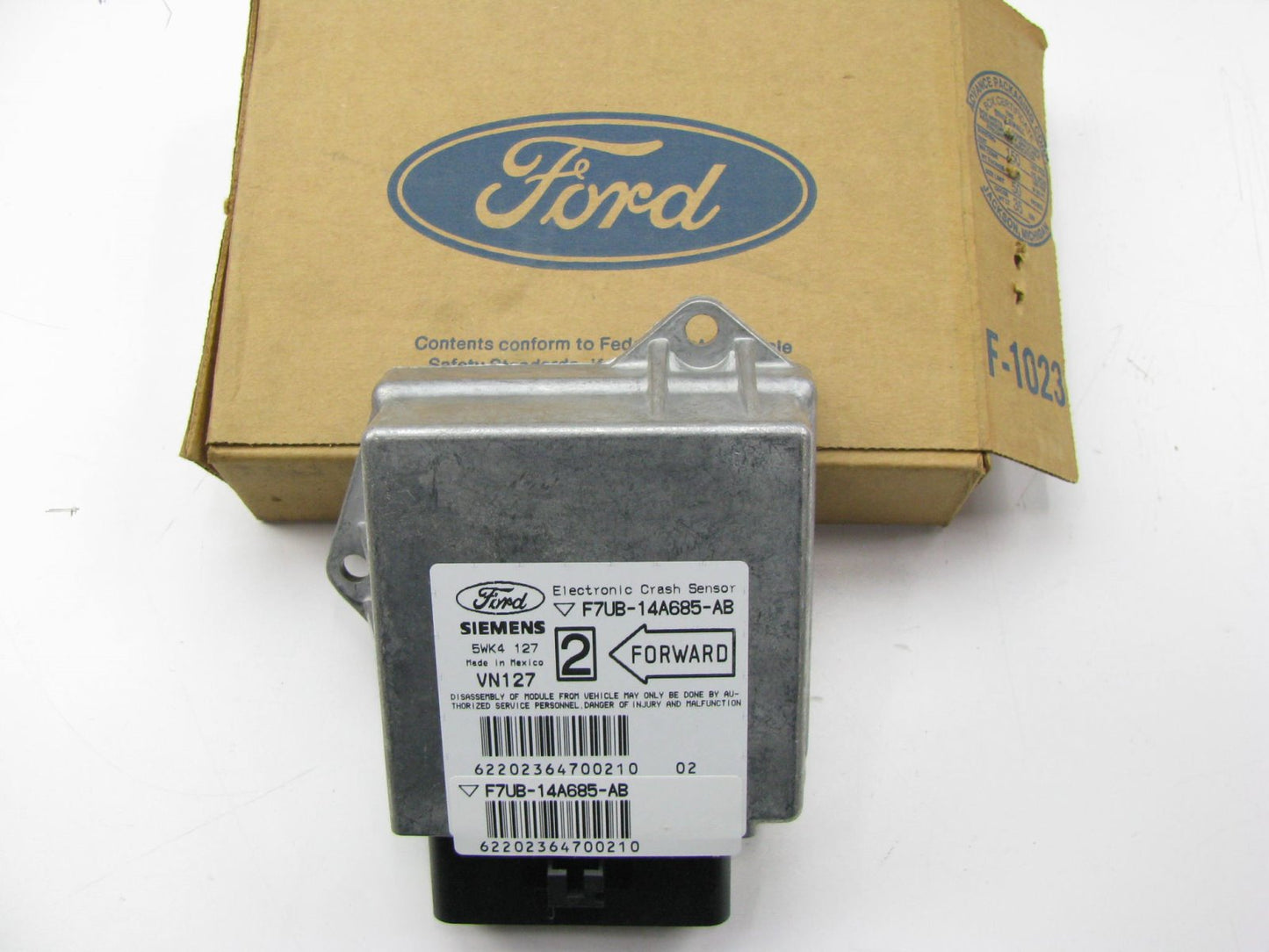 NEW - OEM Ford F7UZ-14B004-AA SRS Crash Control Module 1997-03 E150 E250